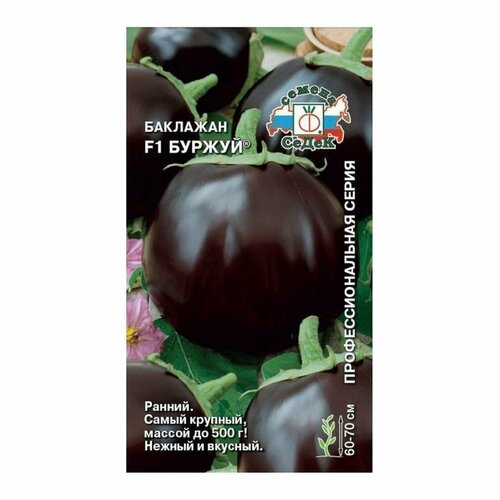 Семена Баклажан Буржуй F1 0,2 г семена баклажан буржуй f1 0 2г седек