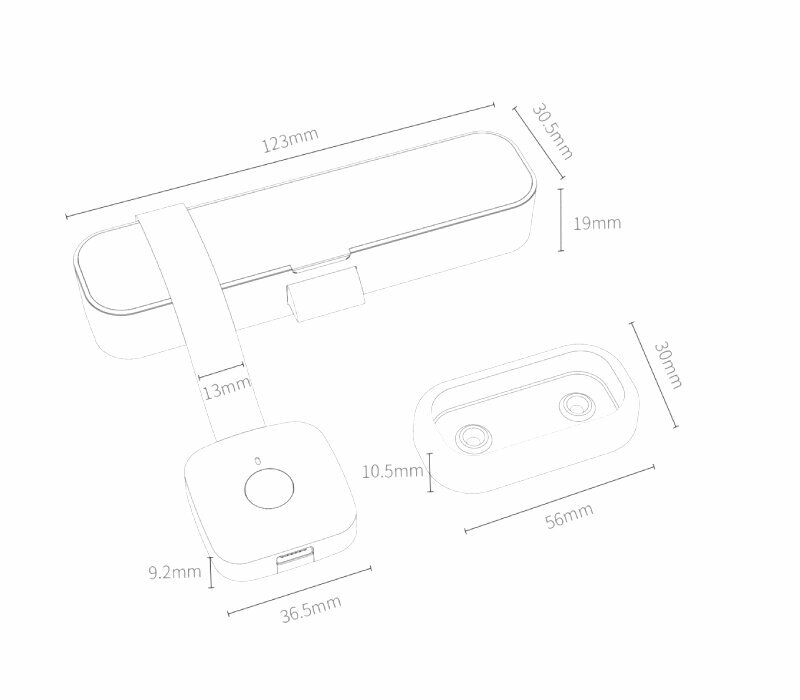 Умный дверной замок Xiaomi Yeelock Treasure Fingerprint Drawer Cabinet Lock (ZNGS06YSB) - фото №5