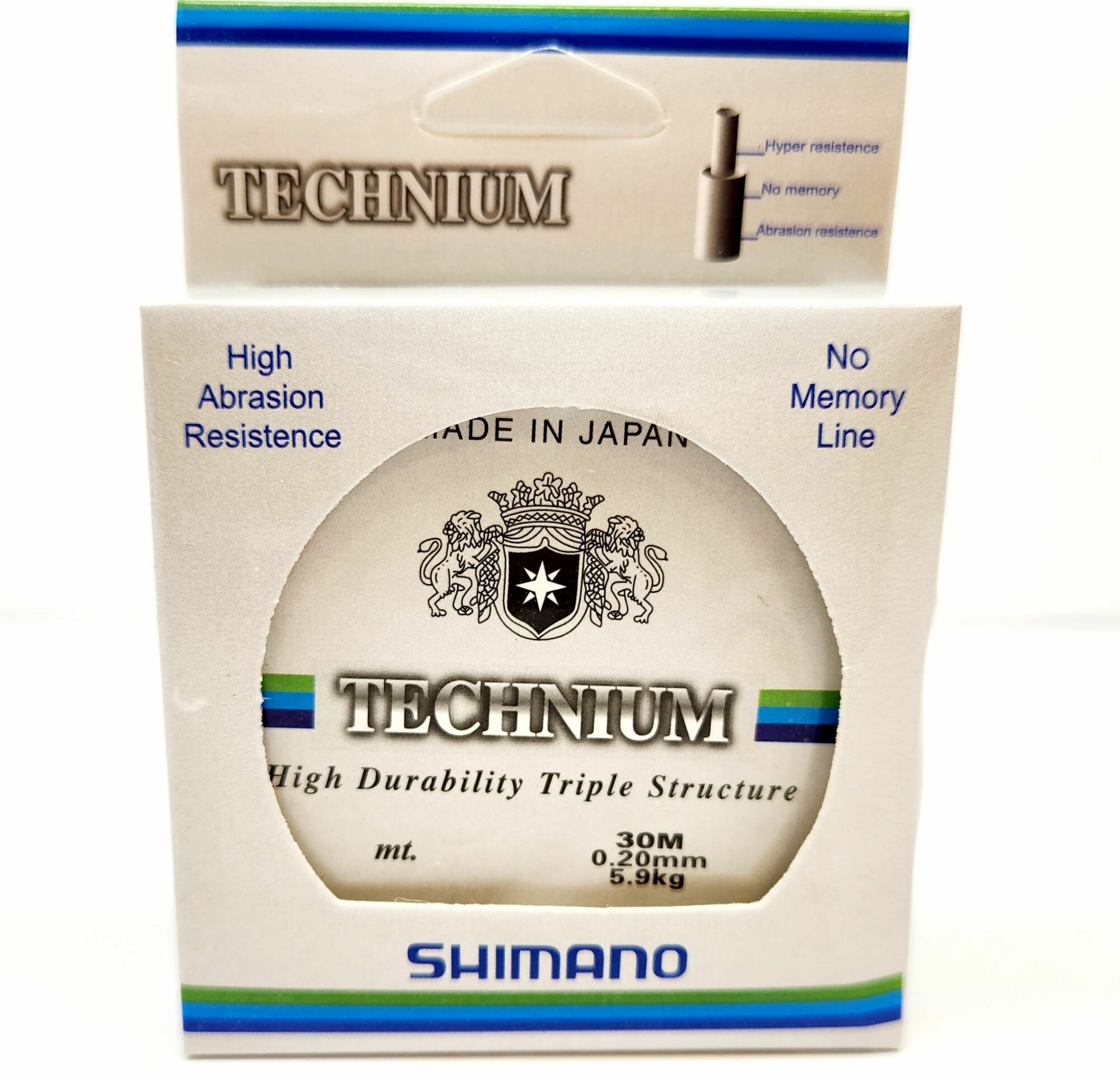 Леска SHIMANO technium 0.20 мм. 5.90 кг. 30 м. зимняя