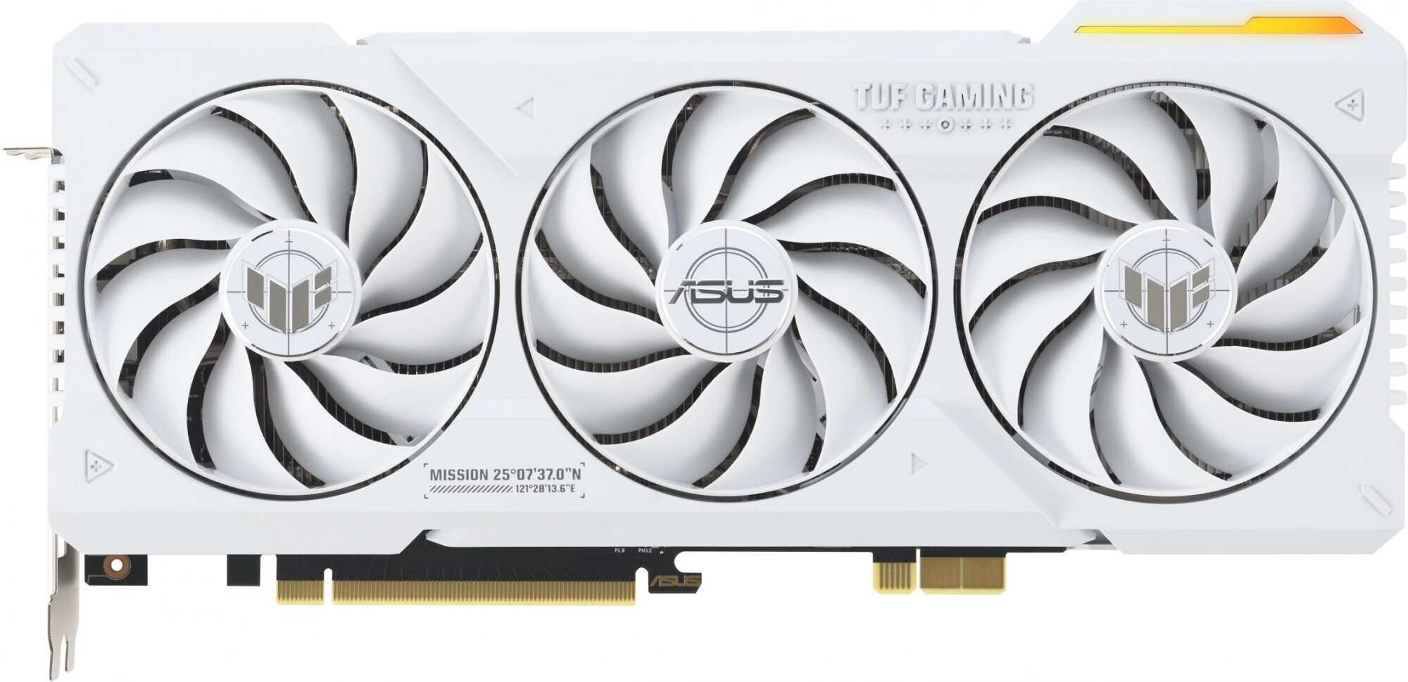 ASUS Видеокарта Asus PCI-E 4.0 TUF-RTX4070TIS-O16G-BTF-WHITE NVIDIA GeForce RTX 4070TI Super 16Gb 192bit GDDR6X 2640/21000 HDMIx2 DPx3 HDCP Ret TUF-RTX4070TIS-O16G-BTF-WHITE