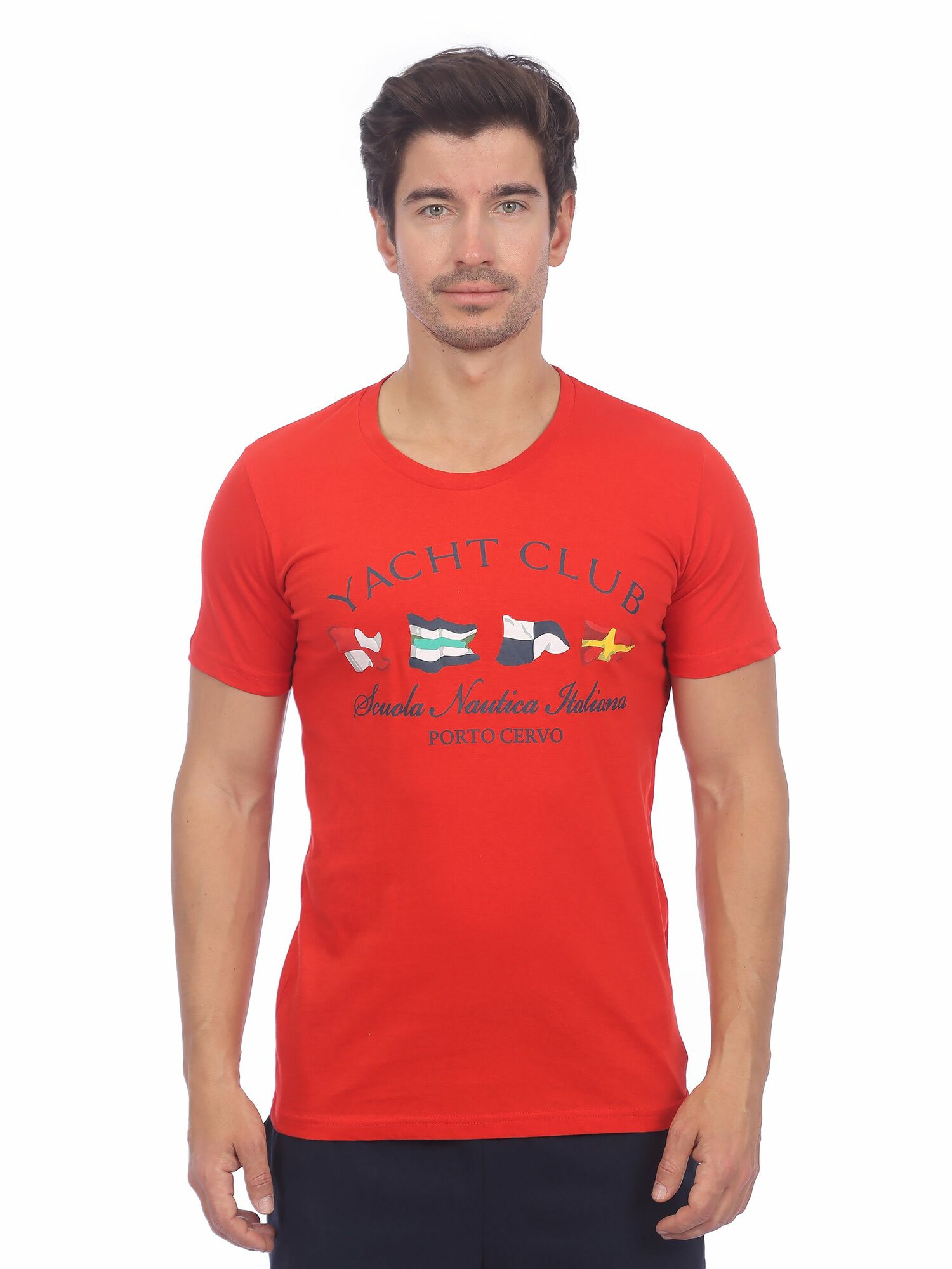 Футболка Scuola Nautica Italiana, размер XL, красный