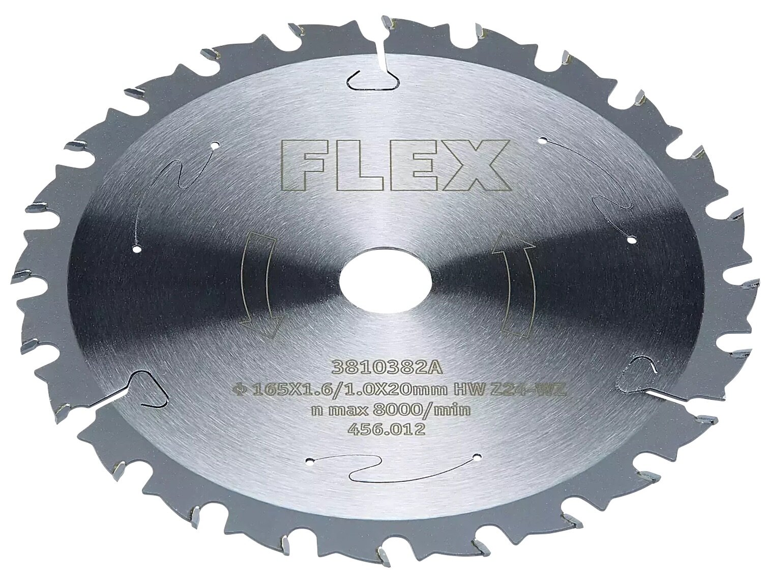 Пильный диск Flex D165x1,6/1,0x20 HM Z=24 WZ