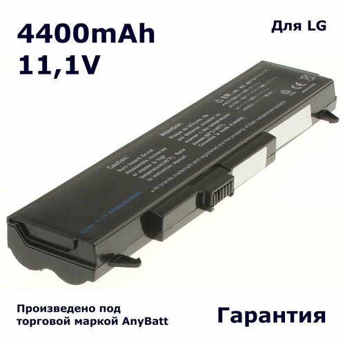 аккумулятор акб аккумуляторная батарея lb52113b для ноутбука lg e300 gs50 le50 lm 11 1в 5200мач черный Аккумулятор AnyBatt 4400mAh, для LB52113D LB62115E LB32111B LB52113B