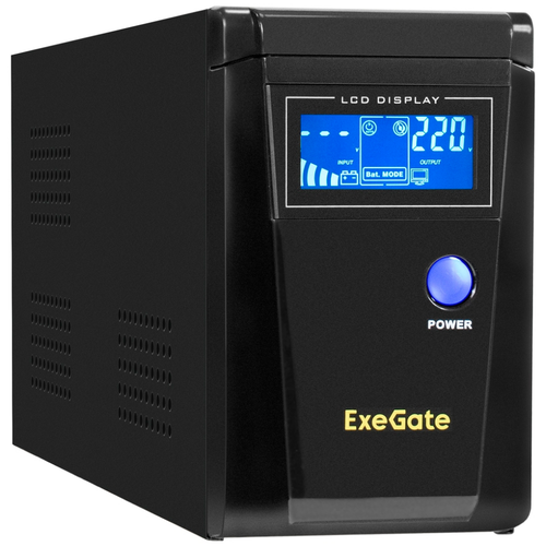 ИБП ExeGate SineTower SN-600. LCD. AVR.2SH (EX295980RUS)