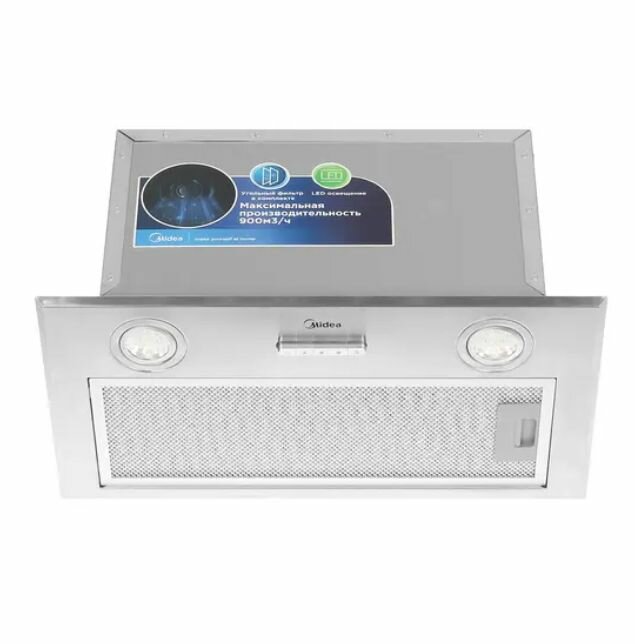 Вытяжка встраиваемая Midea MH60I370X 60 см цвет нержавеющая сталь - фото №6