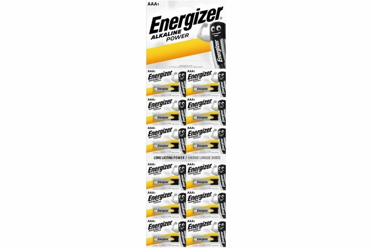 Батарейка Energizer ENR POWER ALK AAA BP12*10 [E302283400] 7638900432374