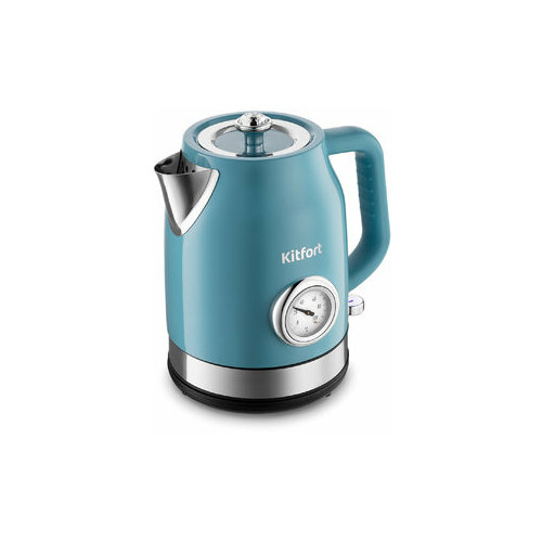 KITFORT Чайник электрический Kitfort КТ-6147-2 17л 2200Вт бирюзовый корпус нержавеющая сталь 1002000₽