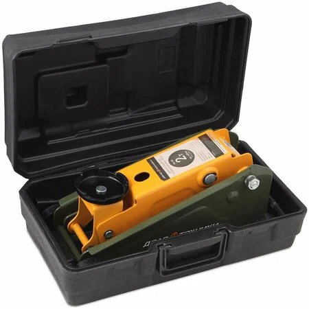 Домкрат подкатной гидравлический Дело Техники 904128 оранжевый 2 т