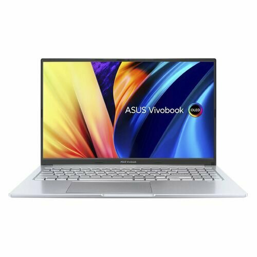Ноутбук ASUS VivoBook 15 OLED X1505ZA-MA473 90NB0ZB2-M00PK0, 15.6", OLED, Intel Core i7 12700H 2.3ГГц, 14-ядерный, 16ГБ DDR4, 512ГБ SSD, Intel Iris Xe graphics, без операционной системы, серебристый