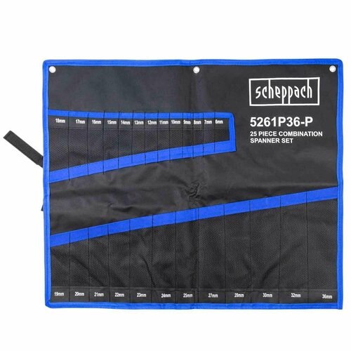 Органайзер тканевый для набора ключей 25пр. Scheppach Sch-5261P36-P
