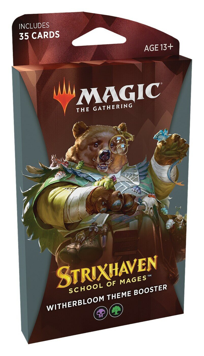 Magic The Gathering: Тематический Черный бустер MTG издания Strixhaven School of Mages на английском