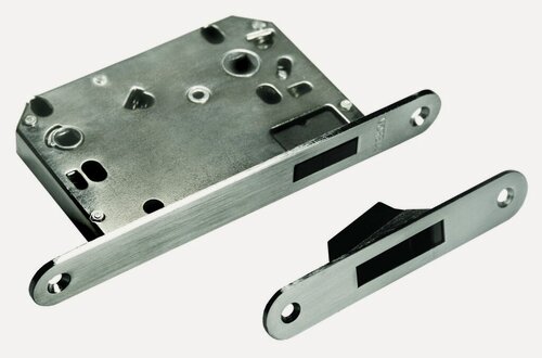 Изображение товара Защелка дверная, Morelli, магнитная, сантехническая, 2070M SN белый никель