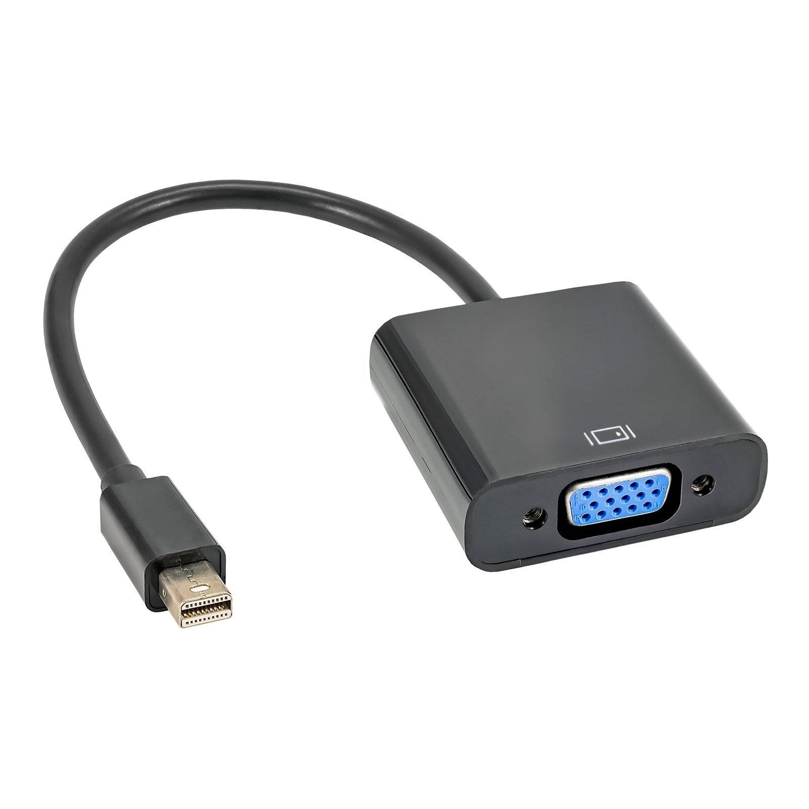 Адаптер переходник Mini DisplayPort на VGA (конвертер mini DP-VGA)