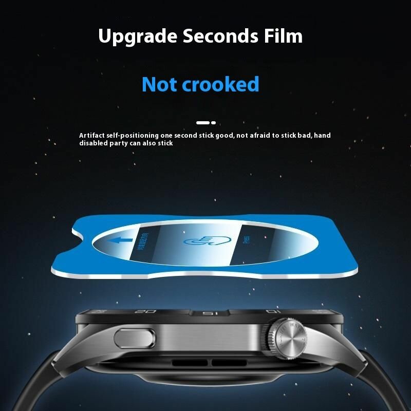 Закаленное защитное стекло для Samsung Galaxy Watch Ultra 47мм, с рамкой для установки — фото 1