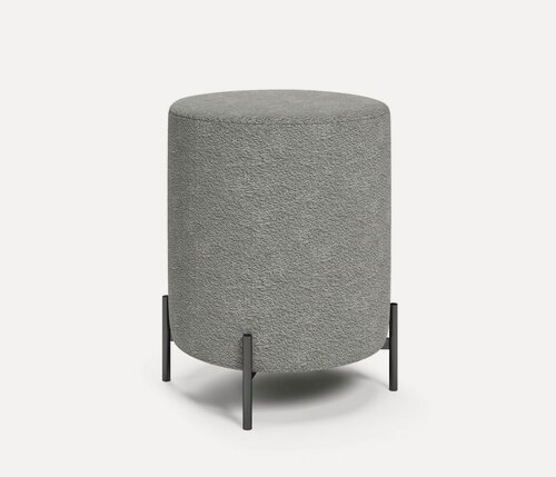 Изображение товара Пуф Novelti Gufo Circlе Camby 86 (43х54см), букле, цвет темно-серый