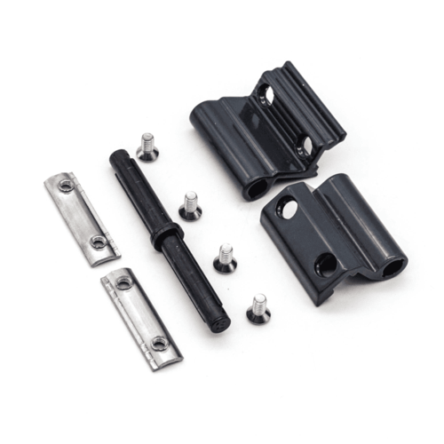 Петля оконная с регулировкой зазора сераяRal 7016