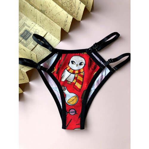 фото Трусы caramel underwear, размер xs-s, красный, бежевый