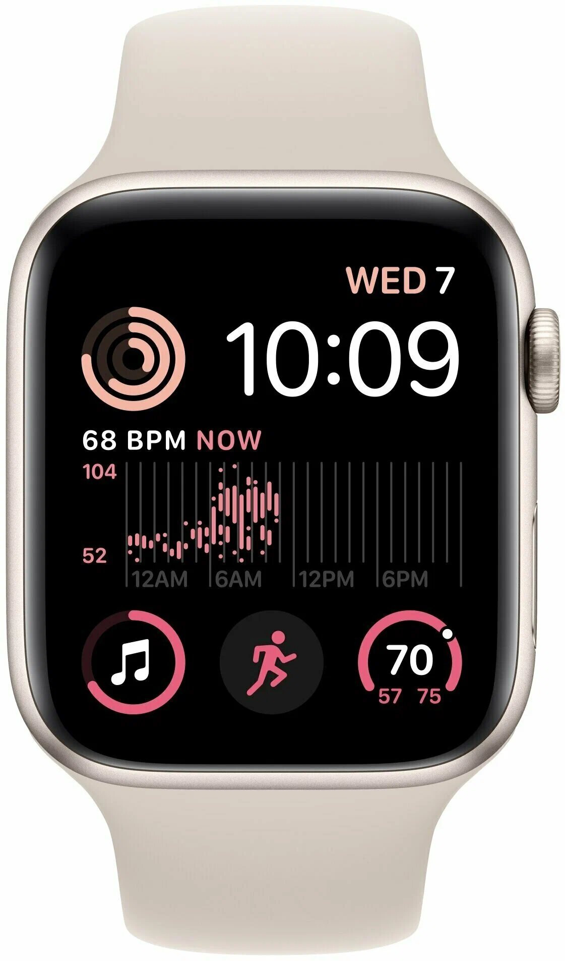 Умные часы Apple Watch Series SE (2023) 40мм, Starlight, M/L — фото 1