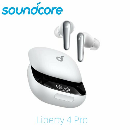 Беспроводные Bluetooth-наушники Soundcore Liberty 4 Pro TWS LDAC Hi-Res A3954 White 1376700₽
