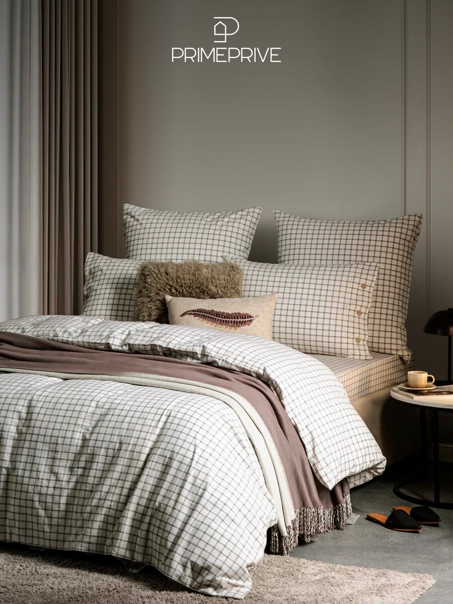 Комплект постельного белья Prime Prive Лерум разноцветный Семейный/дуэт