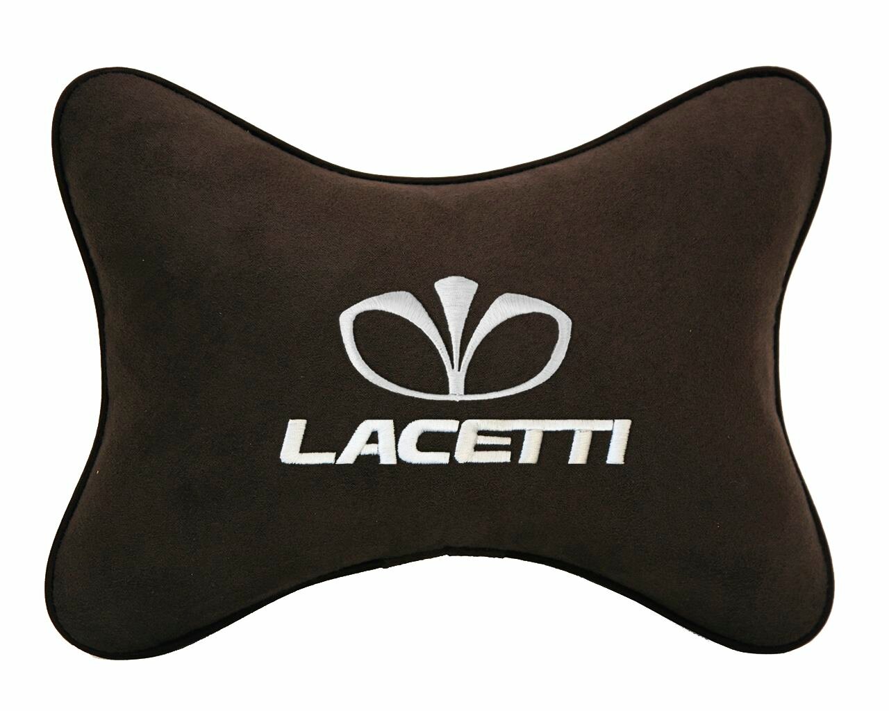 Подушка на подголовник коричневая алькантара DAEWOO Lacetti