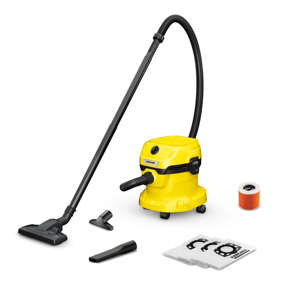 Хозяйственный пылесос Karcher WD 2 Plus V-12/6/18/C Home (YYY) (1.628-012.0) для сбора сухого и влажного мусора