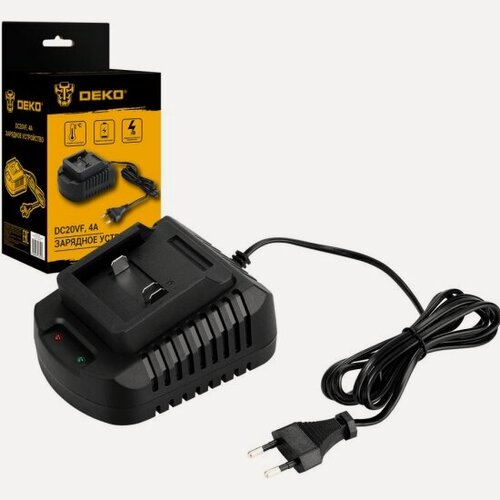 Изображение товара Зарядное устройство Deko DC20VF (20В, 4А, тип АКБ BL18) 085-1200