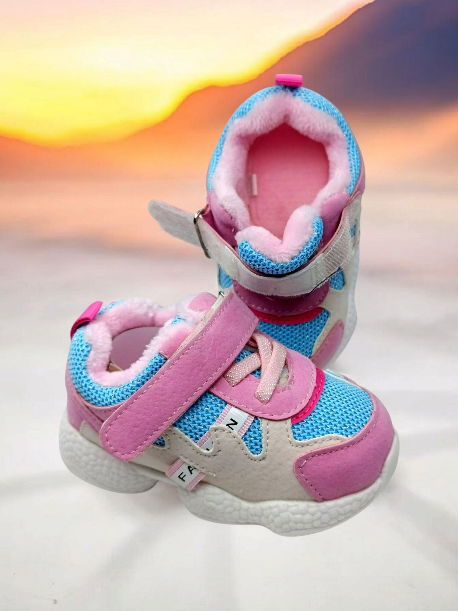 Кроссовки, размер 15, розовый — фото 1