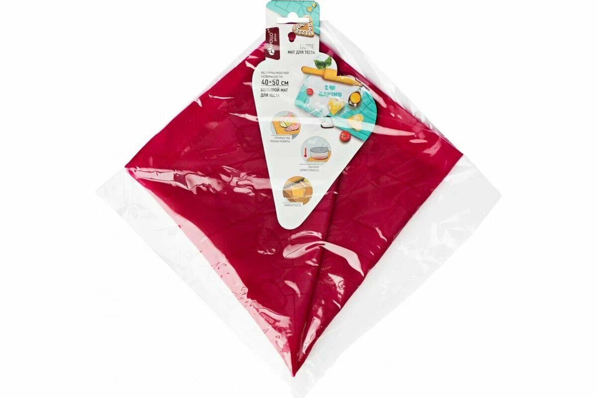 Коврик кулинарный APOLLO Genio Tarte 40x50 см силикон