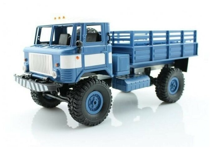 Радиоуправляемая машина WPL Газ 66 грузовая 1:16 + акб RTR 2.4G WL Toys WPLB-24-Blue WPLB-24-Blue