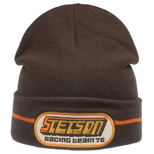 фото Шапка stetson арт. 8599109 beanie racing (коричневый), размер uni