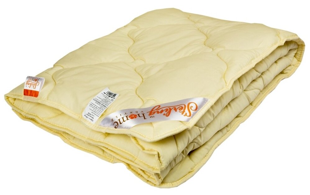 Одеяло овечья шерсть "Лето" 140x205, вариант ткани сатин от Sterling Home Textil