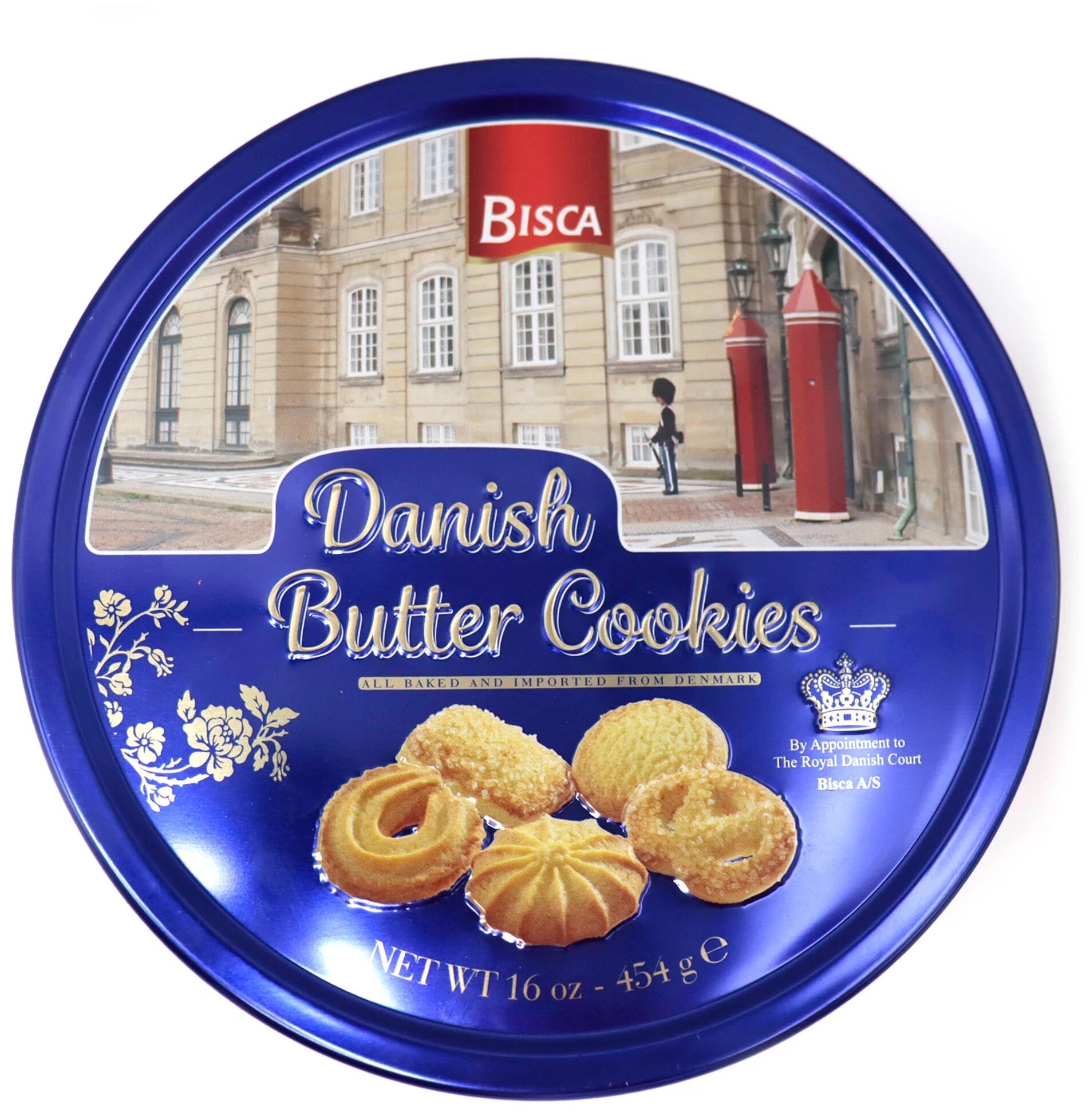 Сдобное Butter Cookies 7% сливочного масла ж/б, 1/454, Bisca (5.448) - фотография № 1