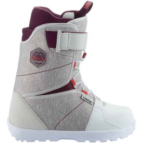 фото Ботинки для сноубординга жен. maoke 300, размер: 36, цвет: пастельный серый dreamscape х декатлон decathlon