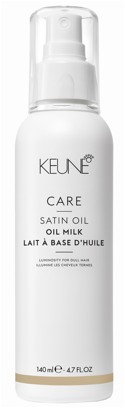 Keune Satin Oil Масло-молочко для волос Шелковый уход, 140 мл, бутылка