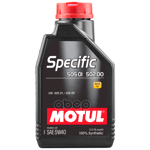 MOTUL Motul Specific Vw502.00/505.00/505.01 5w40 C3 Масло Моторное Синт. 1л