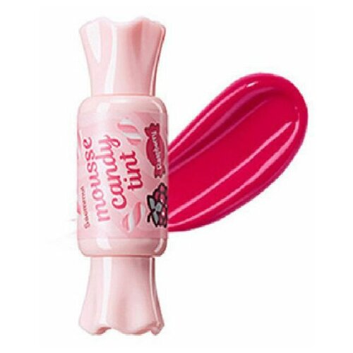 the SAEM LIP Тинт-конфетка для губ 13 Saemmul Mousse Candy Tint 13 Raspberry Mousse 8гр