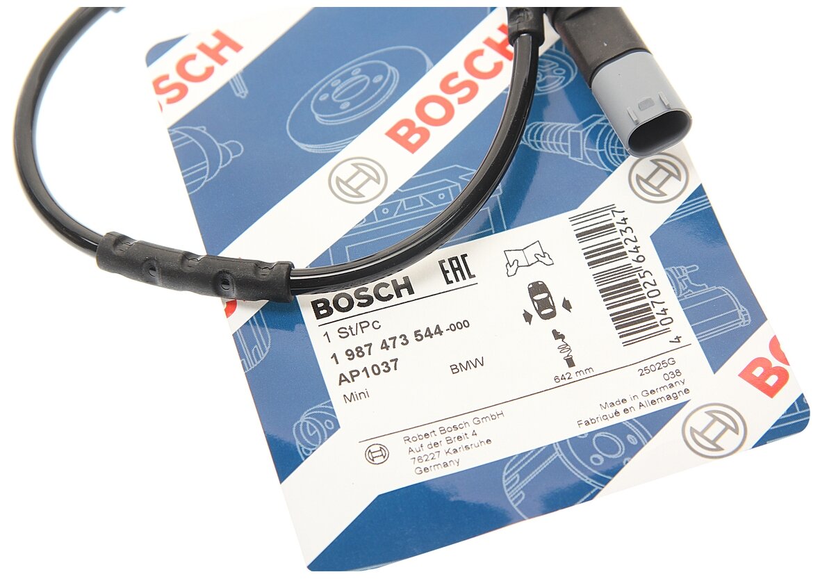 Датчик износа тормозных колодок задний Bosch 1987473544 для MINI BMW