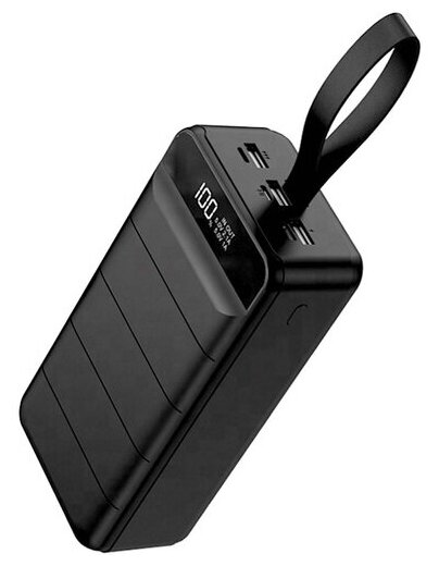Внешний аккумулятор Power Bank PAVERUS MI9 50000 mAh 3 USB, черный
