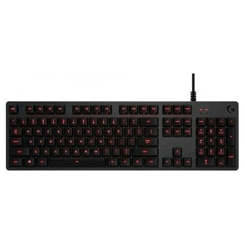 Logitech Клавиатура проводная Logitech G413 USB USB черный 920-008309 клавиатура проводная logitech gaming keyboard g512 usb черный 920 009351