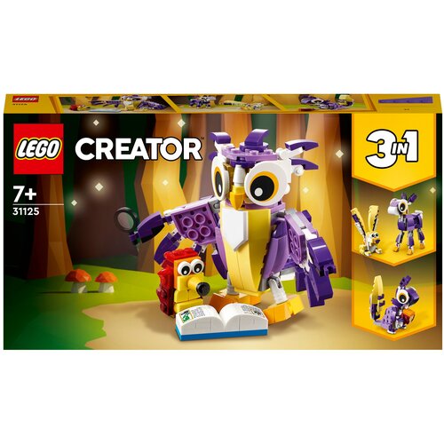 Конструктор LEGO Creator 31125 Удивительные лесные обитатели, 175 дет.