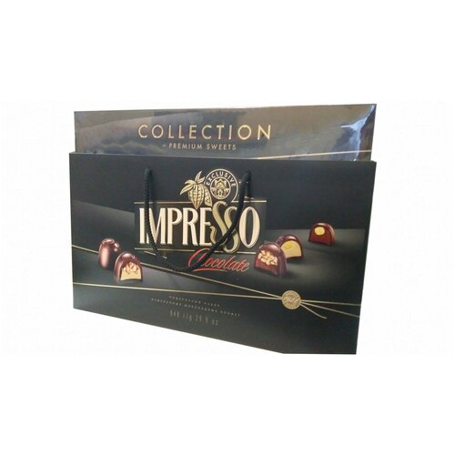 фото Подарочный набор конфет impresso премиум "спартак" (чёрный) 848 г * 1