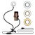 Кольцевая светодиодная гибкая лампа со штативом для съемки Professional Live Stream