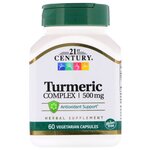 21st Century Turmeric Complex 500 мг 60 капс. - изображение