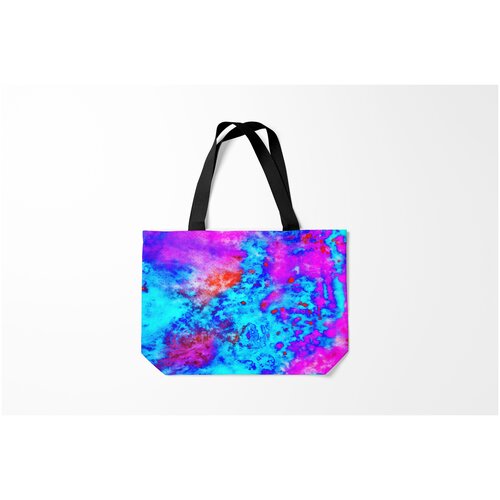 фото Сумка-шоппер / 46х35 см / тренды / разные abstraction colors burnettie