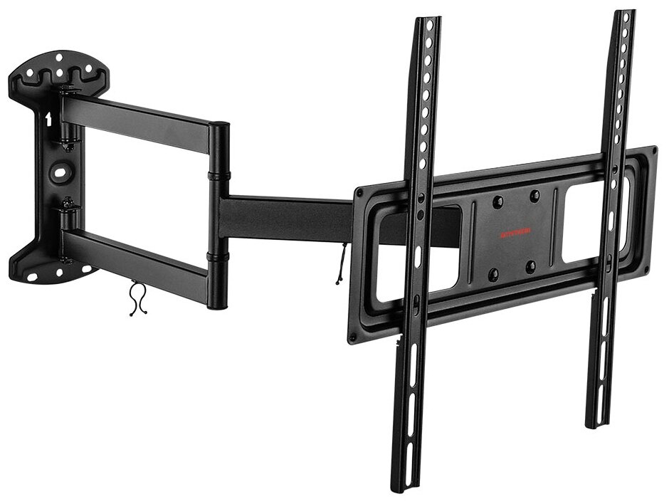 Кронштейн для телевизора Arm Media LCD-415 черный 24"-55" макс.35кг настенный поворотно-выдвижной и