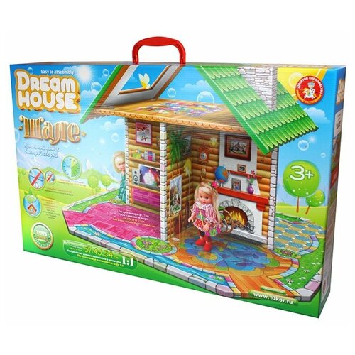 Кукольный домик DREAM HOUSE. Шале 03636 быстрой сборки кукольный домик с куклой двухэтажный домик для кукол игровой набор dream house two in one 2 в 1 91 деталь в собранном виде 50х42х34 см