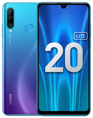 Смартфон HONOR 20 Lite 4/128 ГБ RU, Dual nano SIM, сине-фиолетовый