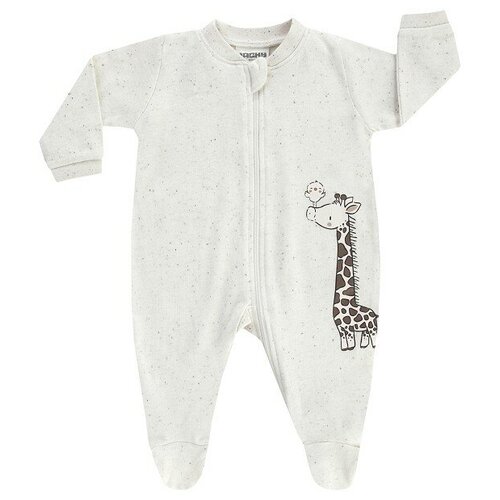 Комбинезон-пижама для новорожденного (Размер: 56), арт. 3222000, цвет Белый