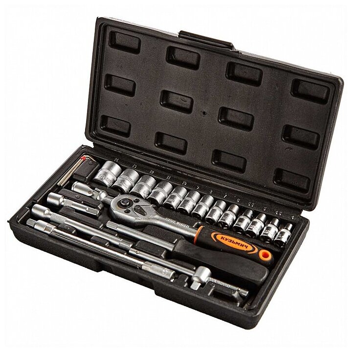 Набор инструментов 24 предмета в кейсе кузьмич НИК 018 24